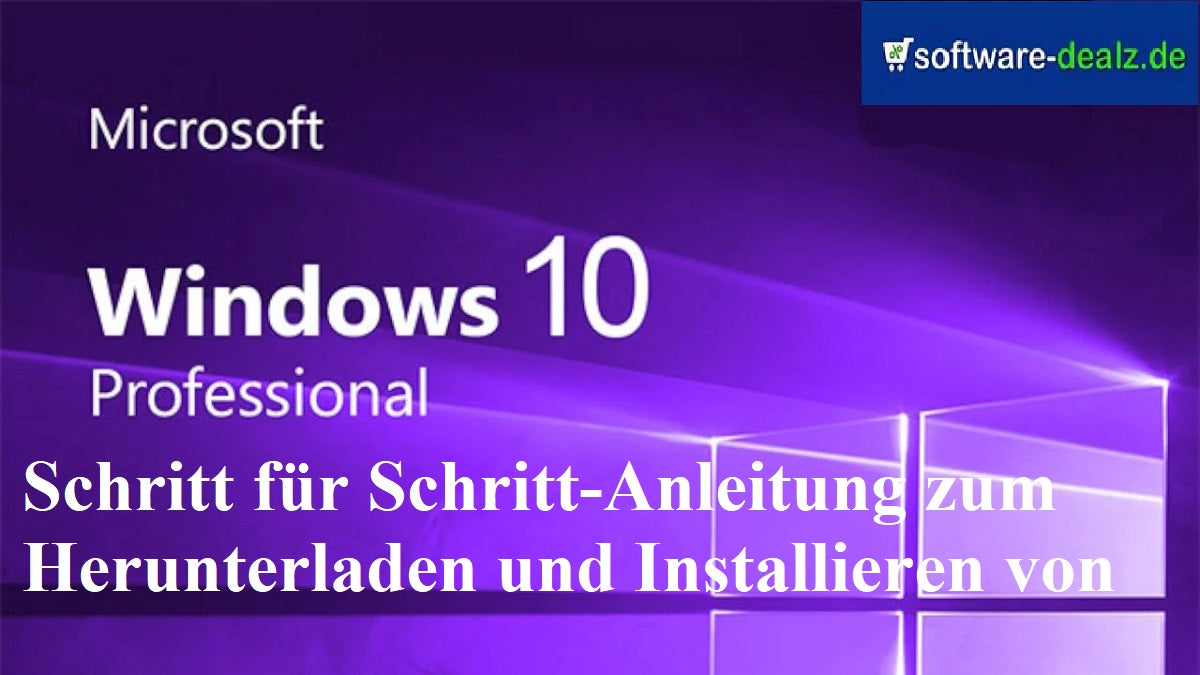 Windows 10 Pro Download und Installations
