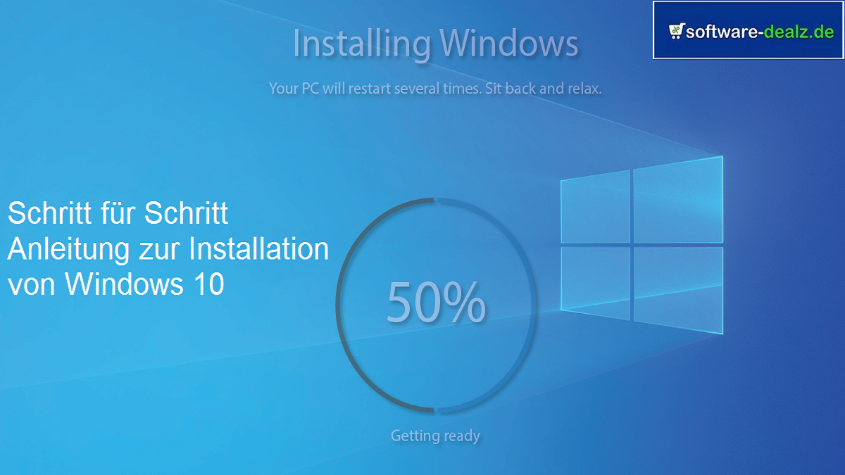 Windows 10 Schritt für Schritt installieren