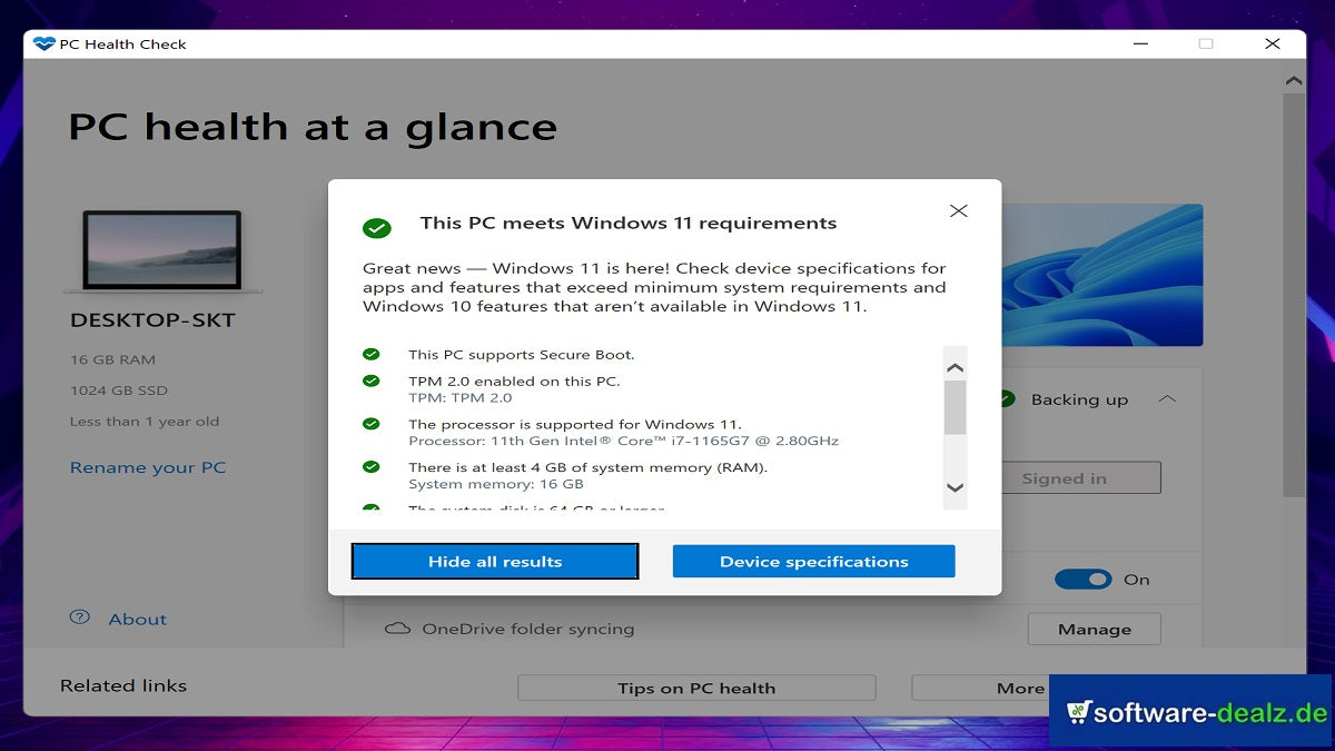 Windows 11 Pro Systemanforderungen