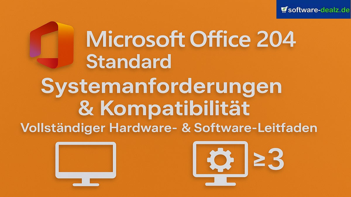 Microsoft Office 2024 Standard Systemanforderungen & Kompatibilität – Vollständiger Hardware- und Software-Leitfaden auf Holz-Hintergrund