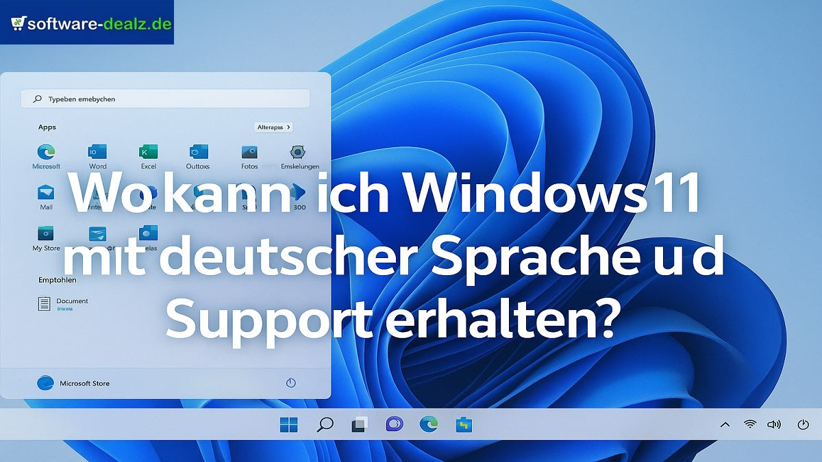 Erfahren Sie, wo Sie Windows 11 mit deutscher Sprache und Support erhalten