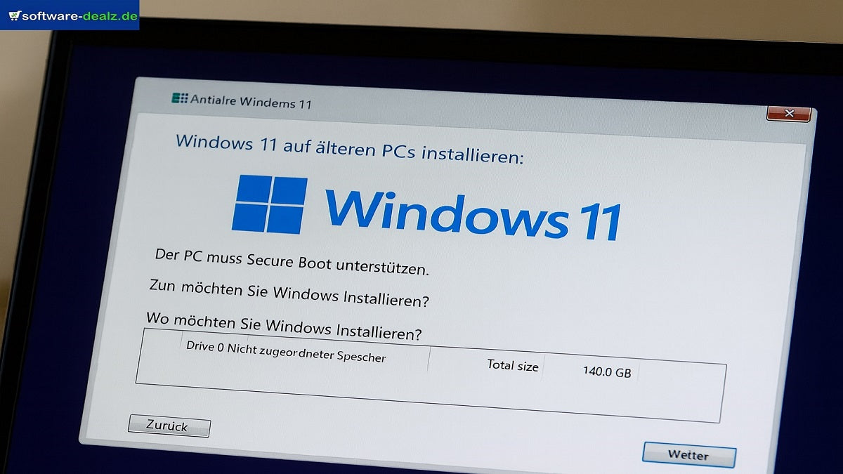 Schritt-für-Schritt-Anleitung zur Installation von Windows 11 auf älteren PCs mit nicht unterstützter Hardware.