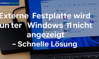 Externe Festplatte wird unter Windows 11 nicht angezeigt – Lösung zur schnellen Fehlerbehebung