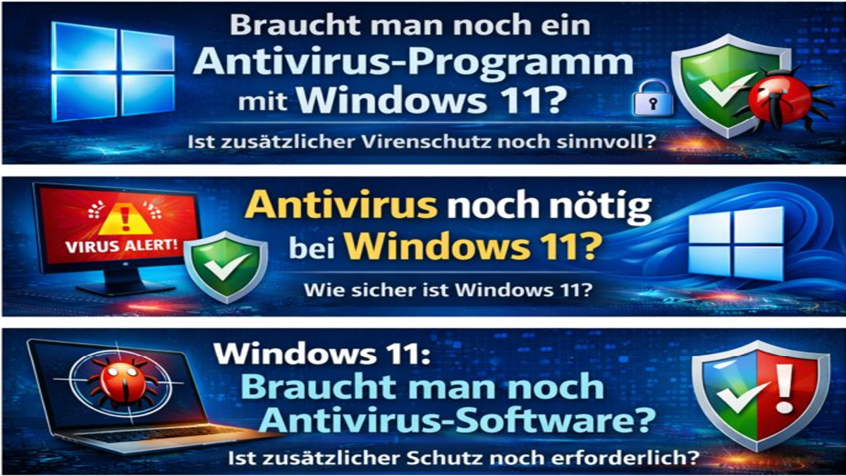 Braucht man noch ein Antivirus-Programm bei Windows 11?