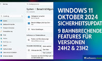 Übersicht der neuen Sicherheitsfunktionen des Windows 11 Oktober 2024 Updates für 24H2 und 23H2.