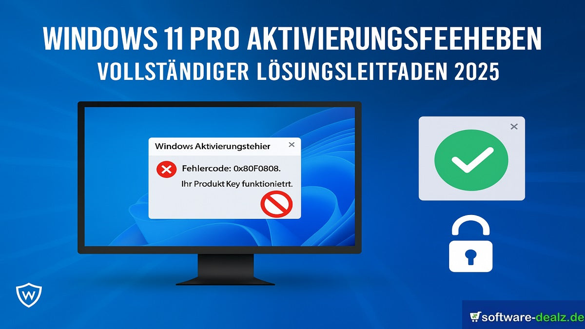 Windows 11 Pro Aktivierungsfehler beheben – vollständiger Leitfaden mit Lösungen 2025 Schritt-für-Schritt Anleitung
