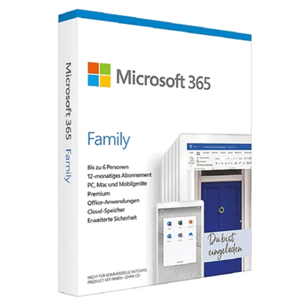 Microsoft 365 Family - 6 User - 1 Jahr - PC/MAC
